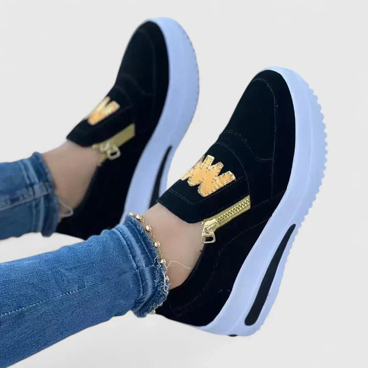 Delphine | Bequeme, Stilvolle &amp; Hohe Damen-Plateau-Sneaker 3