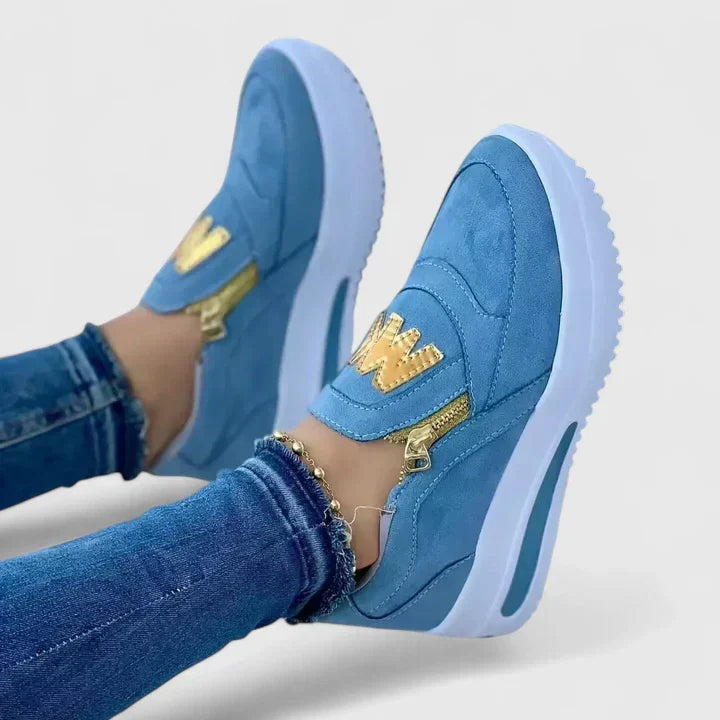 Delphine | Bequeme, Stilvolle &amp; Hohe Damen-Plateau-Sneaker 7