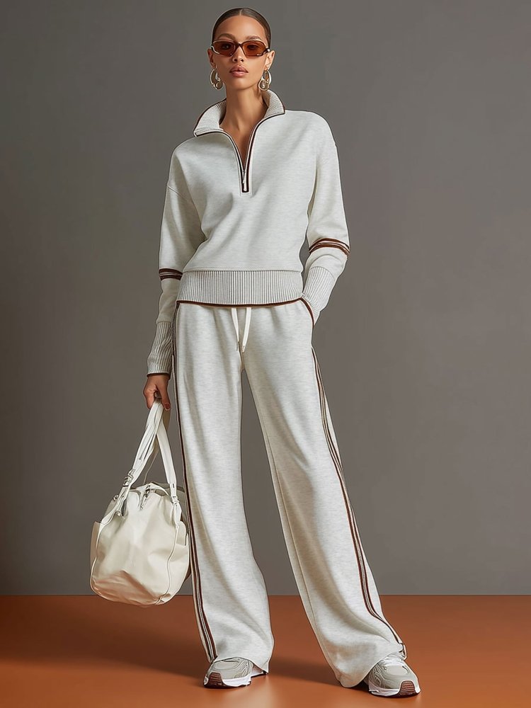 Diana | Damen Set Elegant Casual Weit Geschnitten Bequem 1