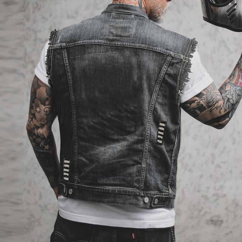 Drune | Denim Weste Für Herren Lässig, Vielseitig & Komfortabel 1