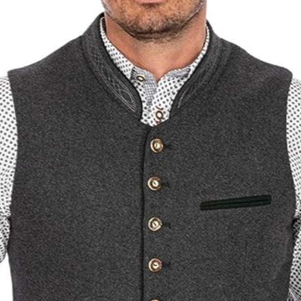 Drune | Herren Weste Mit Einem Stilvollen Traditionellen Look 1