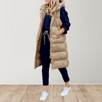 Olivia | Elegante und bequeme Damen Longline-Layer Weste