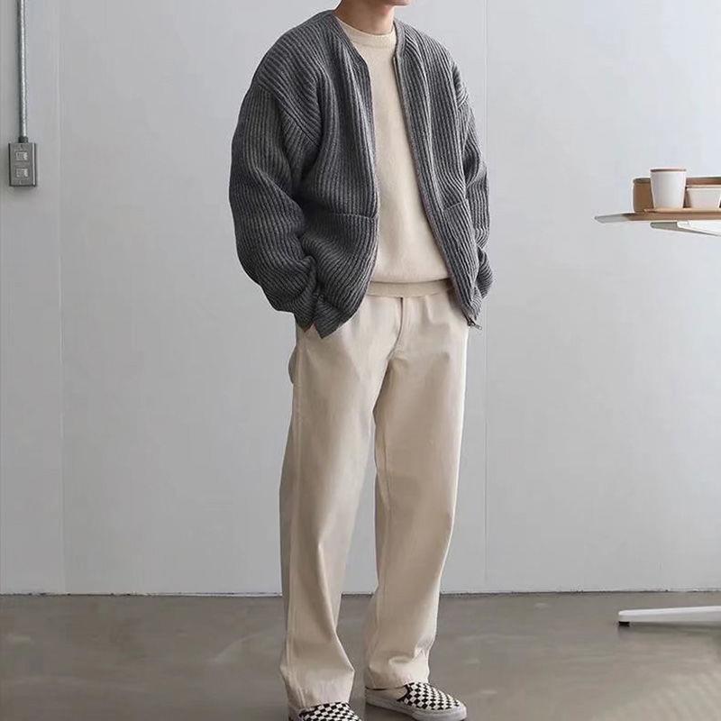 Drune | Up Weste Lange Ärmel Gestrickte Weste Herrenstrickwaren 2