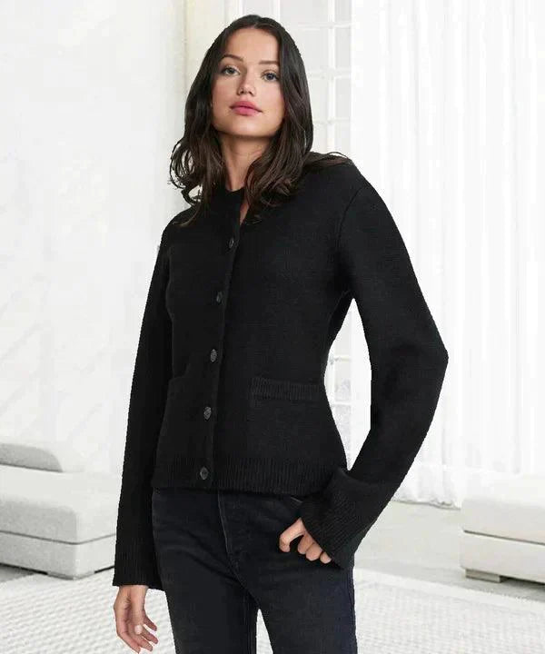 Drune | Up Weste Stilvoll Wollmix Gestrickte Weste Damen Strickware 8