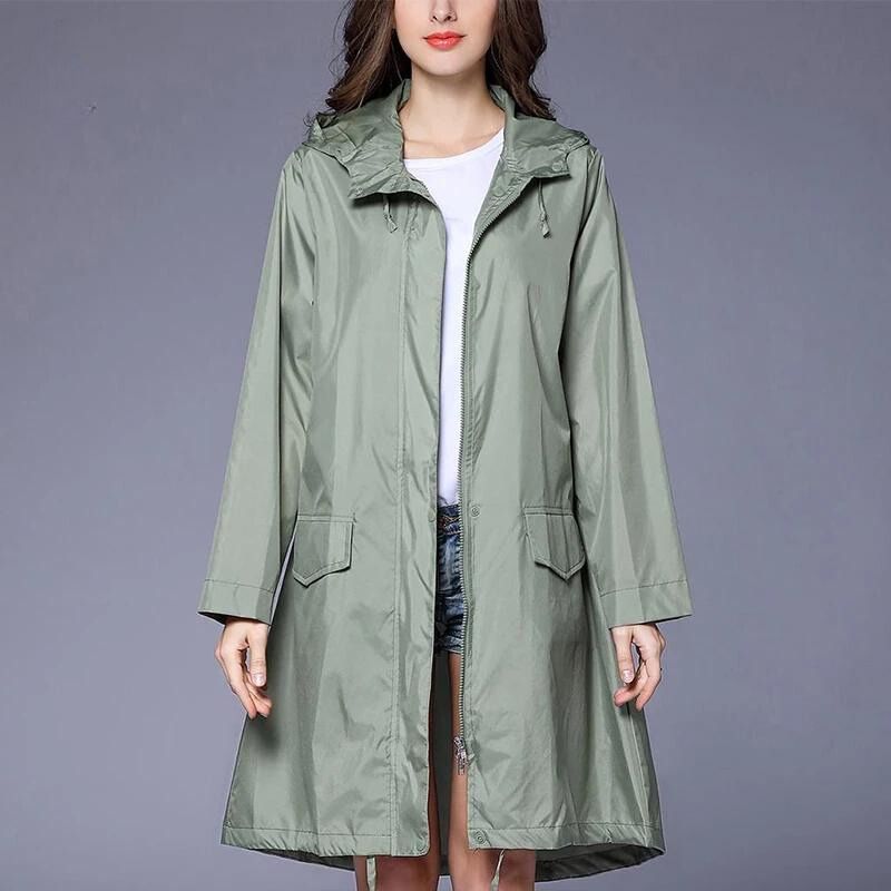 Drune | Women's Rain Jacket Waterproof Elegant Stylish Fit 1