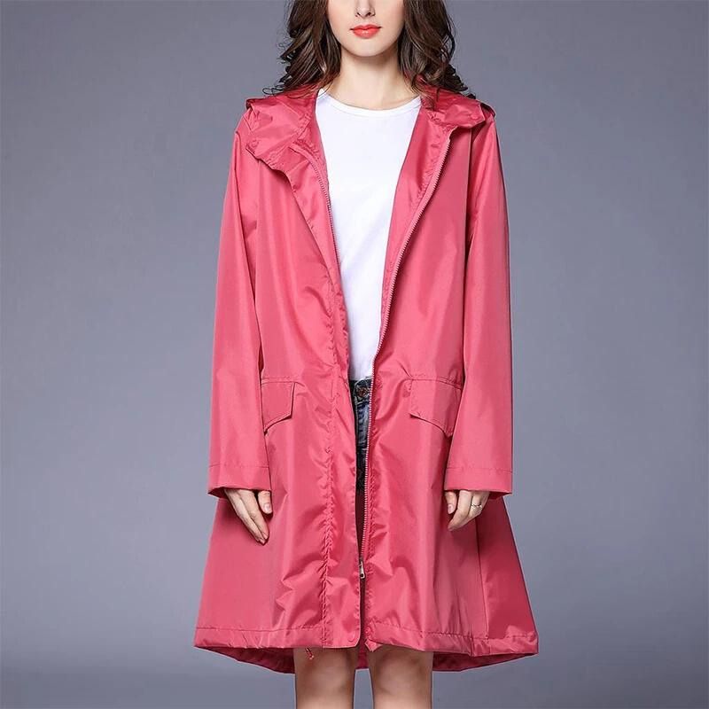 Drune | Women's Rain Jacket Waterproof Elegant Stylish Fit 3