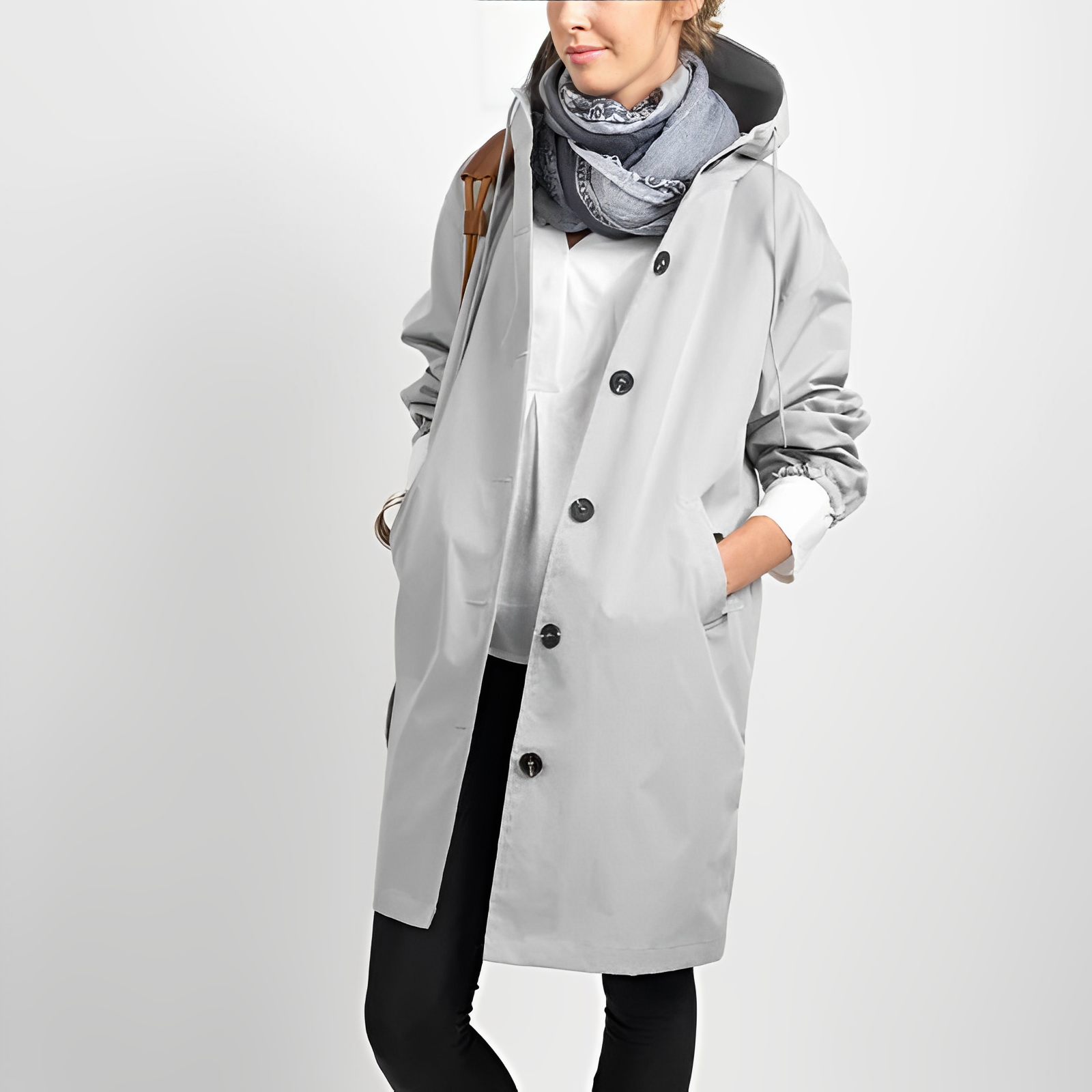 Drune | Women's Rain Jacket Waterproof Lightweight Hooded Outdoor Fit 5
