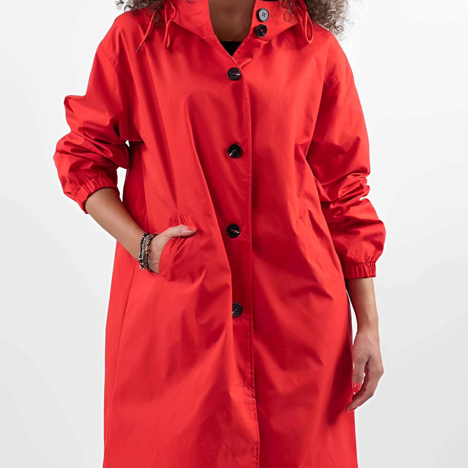 Drune | Women's Rain Jacket Waterproof Lightweight Hooded Outdoor Fit 6