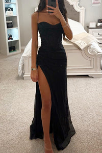 Valentina | Elegantes und glamouröses Maxikleid mit Pailletten
