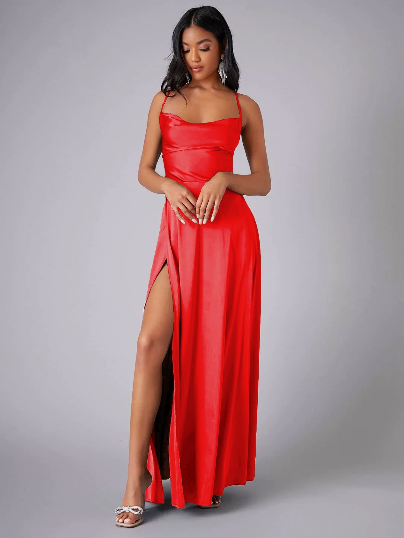 Elara | Elegantes, Fließendes &amp; Stilvolles Damen Maxikleid 3