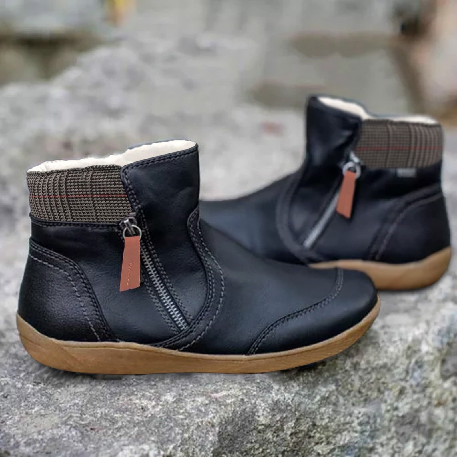 Elenara | Wasserdichte, Bequeme & Stilvolle Damen Stiefel aus Leder 1