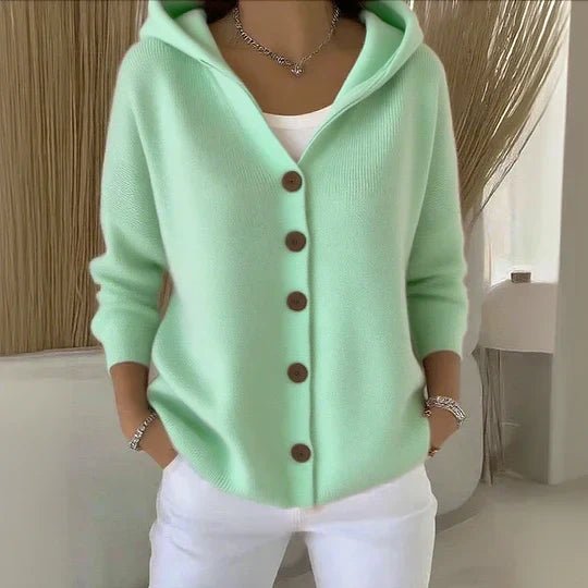 Elizabeth | Weicher und bequemer Kapuzenstrickcardigan 8