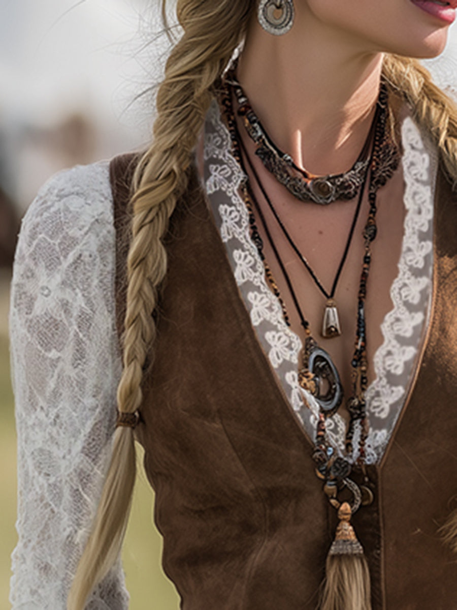 Elowen | Elegante, Romantische &amp; Taillierte Damen-Westernbluse 3