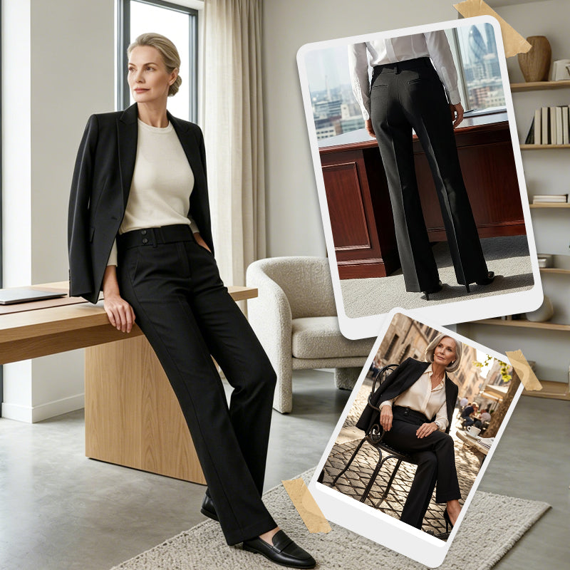 Elowra | Elegante, Taillierte Flare Anzughose Damen – Bequeme & Atembare Anzughosen für Jeden Anlass 2