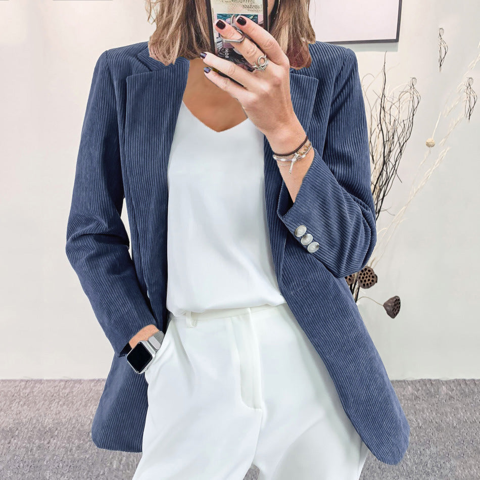 Elysia | Eleganter, Vielseitiger &amp; Bequemer Damen Cord-Blazer 4