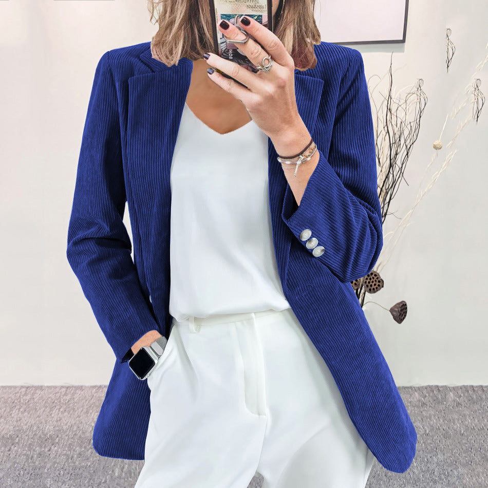 Elysia | Eleganter, Vielseitiger &amp; Bequemer Damen Cord-Blazer 5