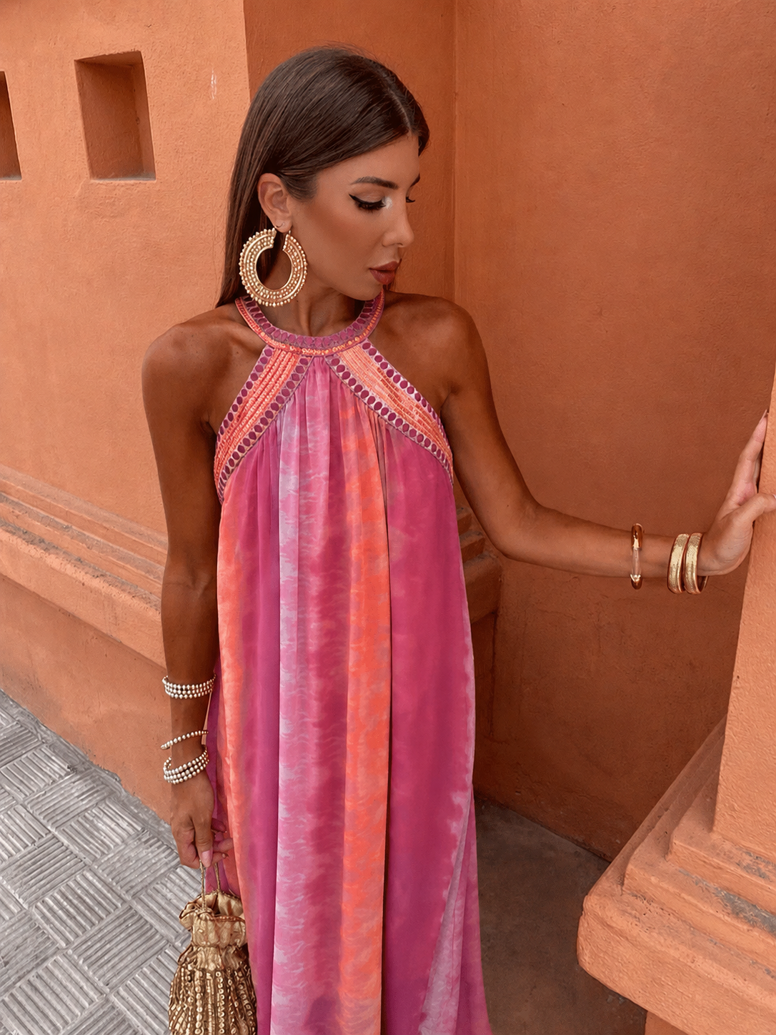 Elysia | Hochzeitsgast Kleid Ombre Elegant Figurbetont Sommer Stil 0