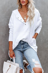 Julia | Lässiger Damen Pullover mit Kapuze