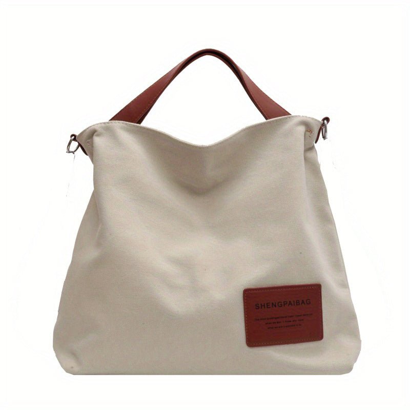 Emma | Große Schultertasche aus Canvas 0