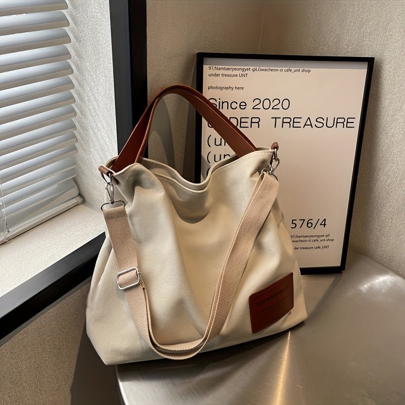 Emma | Große Schultertasche aus Canvas 1