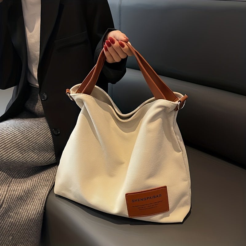Emma | Große Schultertasche aus Canvas 2