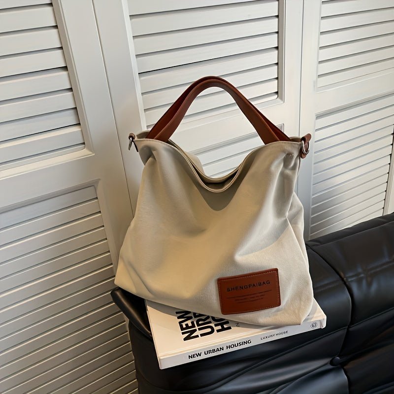 Emma | Große Schultertasche aus Canvas 4