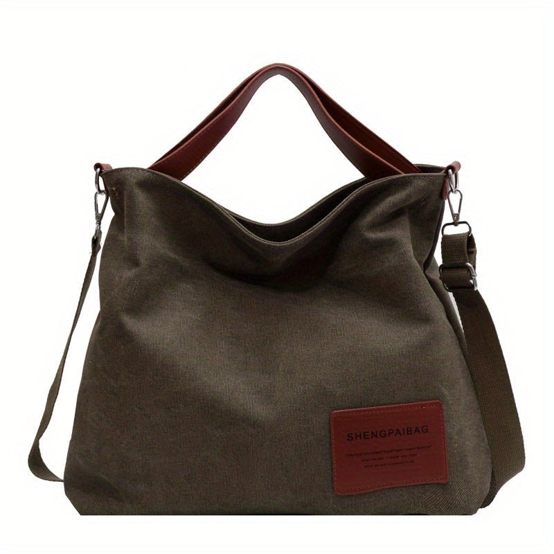 Emma | Große Schultertasche aus Canvas 5