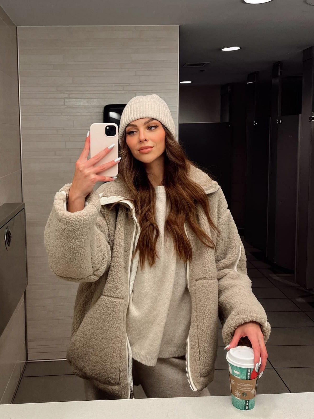 Emma | Oversized Fleecejacke für Damen – weich und warm 1