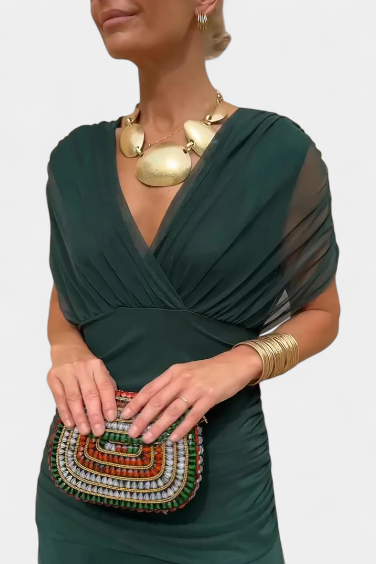 Eryzziah | Elegantes Blumendruck Kleid für Hochzeitsgast – Festliche Kleider Damen 10