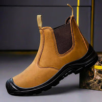Marcus | Bequeme und robuste Lederstiefel zum Hineinschlüpfen