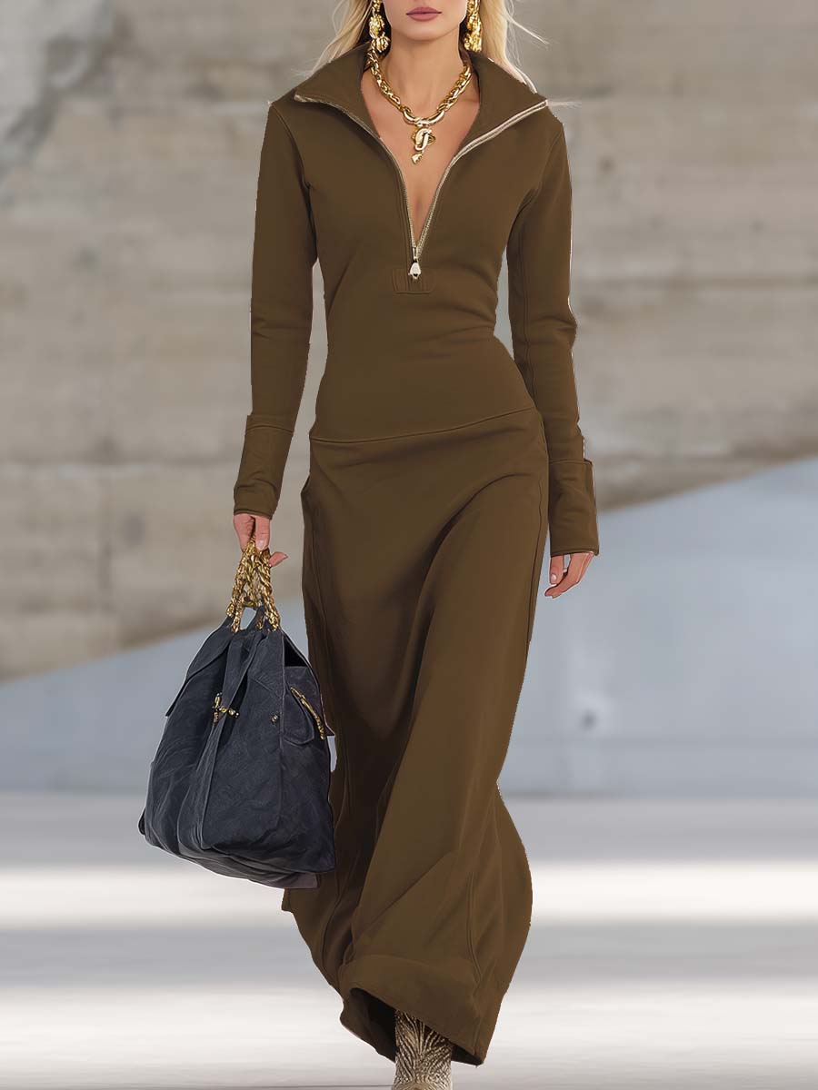 Evelyn | Bequemes Maxikleid Langarm für Damen – Stylisch &amp; Vielseitig 10
