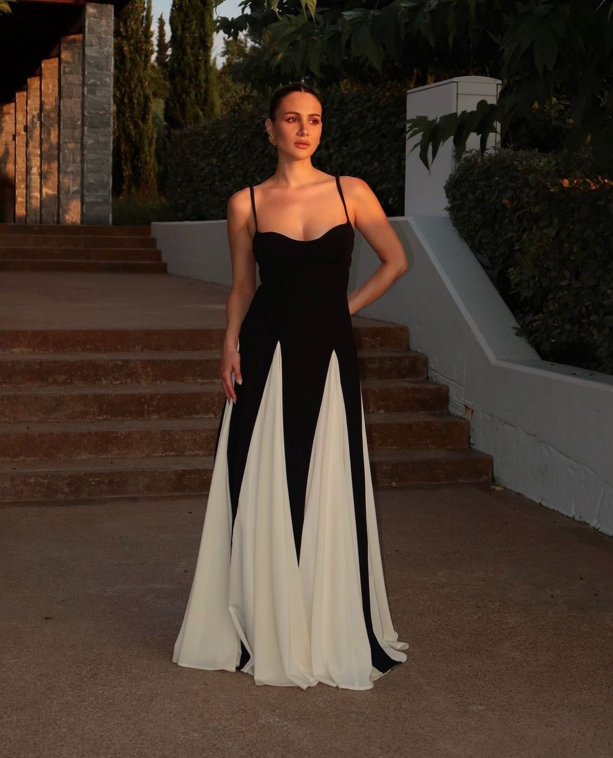 Fayla | Maxikleid Festlich Spitze Elegant Hochzeitsgast Fließend 3