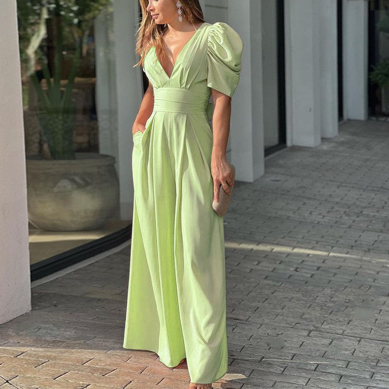 Fiona | Eleganter, Fließender &amp; Stilvoller Damen-Overall mit Weitem Bein 0