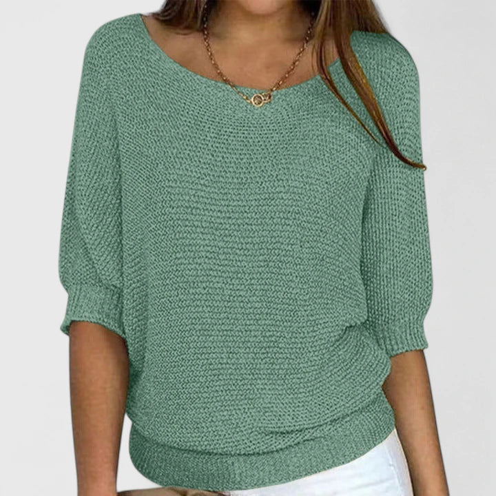 Franziska | Stilvoller und bequemer Strickpullover 0