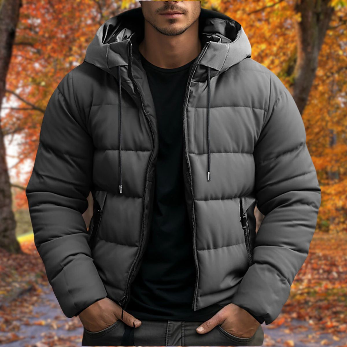 Fynn | Herren Winterjacke – Wasserabweisend, Warm & Modern 1