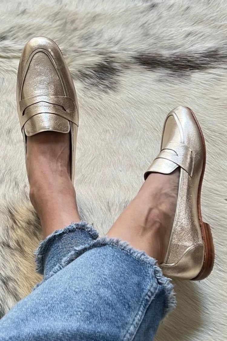 Gilda | Elegante, Bequeme & Stilvolle Damen Loafer Schwarz 0