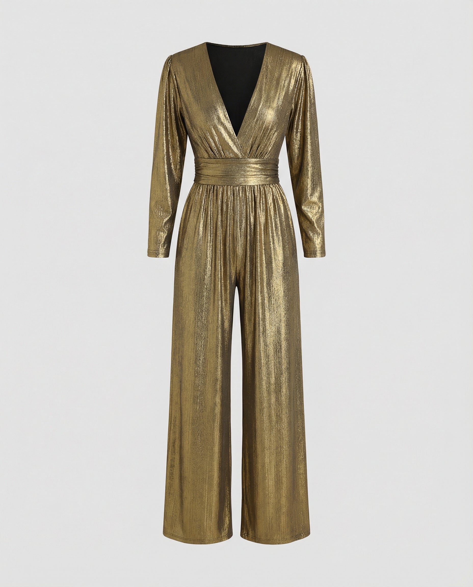Gina | Eleganter, Glänzender &amp; Bequemer Damen Overall 4