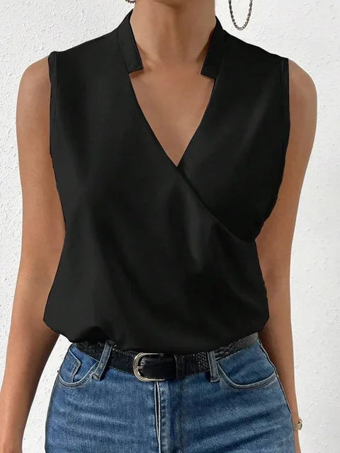 Giulia | Damenoberteil Schicke Oberteile Damen V-Ausschnitt Luftig Casual Stil 4
