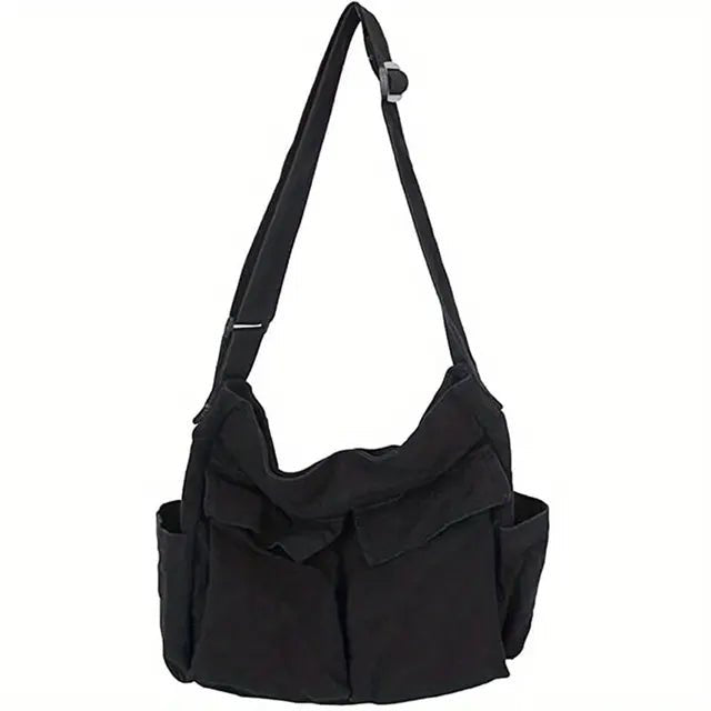 Grace | Vintage Canvas-Tragetasche mit mehreren Fächern 0