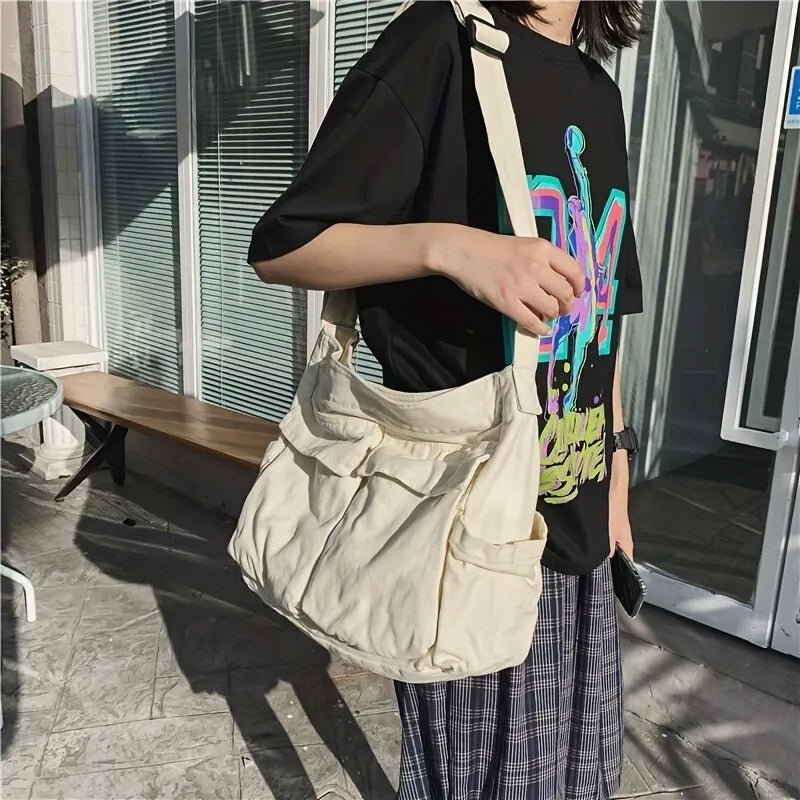 Grace | Vintage Canvas-Tragetasche mit mehreren Fächern 3