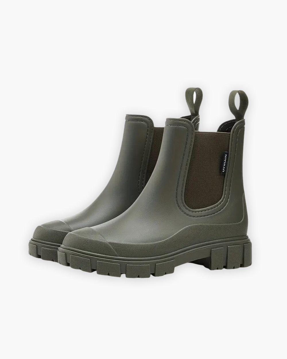 Chelsea Gummistiefel mit Profilsohle und wasserabweisend