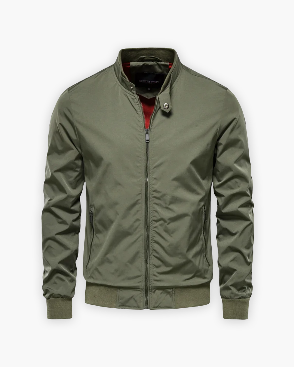 Regular Fit Übergangsjacke mit Stehkragen