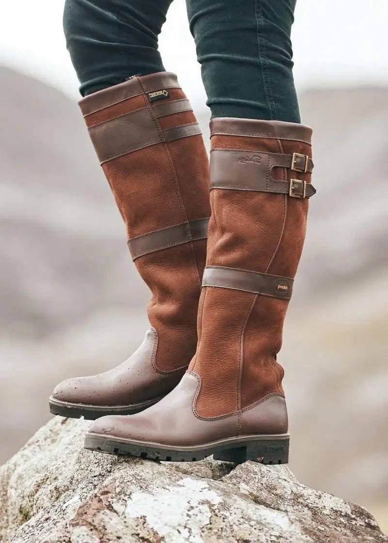 Harper | Wasserdichte kniehohe Lederstiefel 2