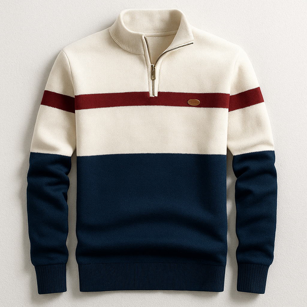 Harrison | Atmungsaktiver Viertelreißverschluss Pullover für Damen und Herren 0