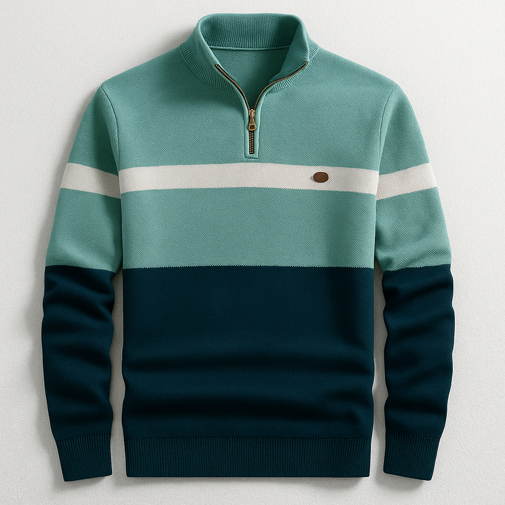 Harrison | Atmungsaktiver Viertelreißverschluss Pullover für Damen und Herren 1