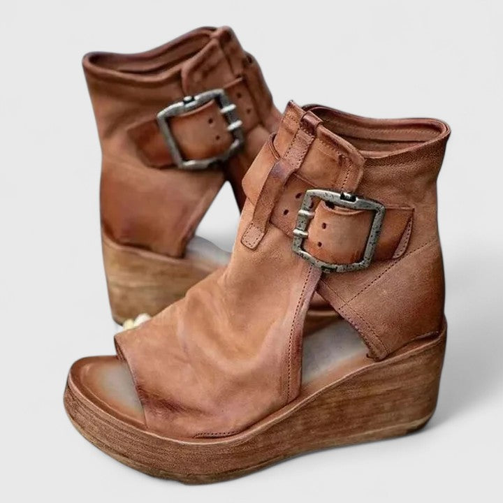 Hazel | Klassische orthopädische Komfort-Keilsandalen 1