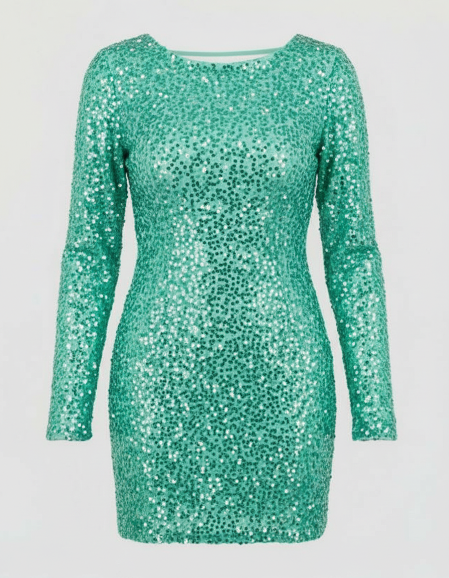 Hedina | Elegantes, Glänzendes &amp; Figurbetontes Damen Cocktailkleid 2