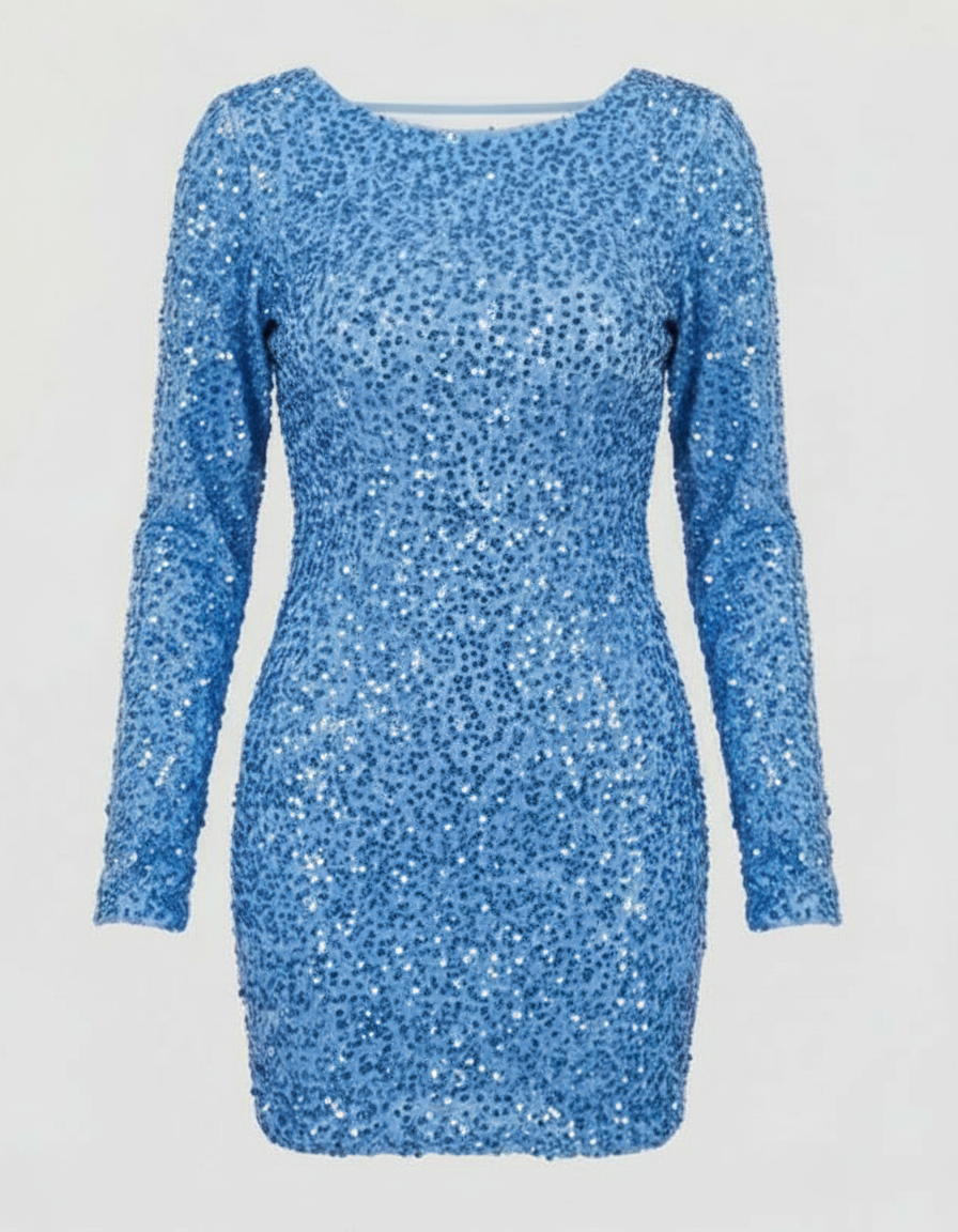 Hedina | Elegantes, Glänzendes &amp; Figurbetontes Damen Cocktailkleid 5