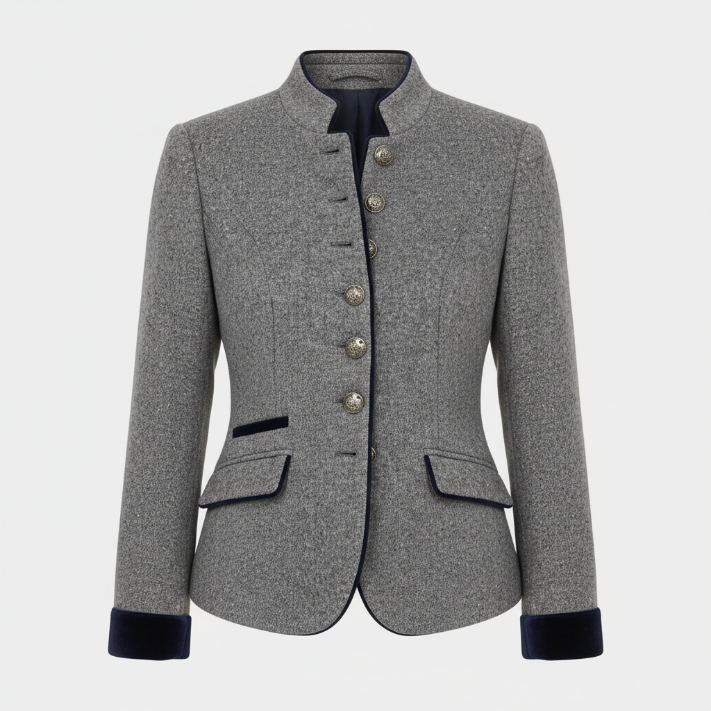 Heidi | Elegante Damenjacke – Urbaner Schnitt, Stehkragen &amp; Kurzjacke für jeden Anlass 1