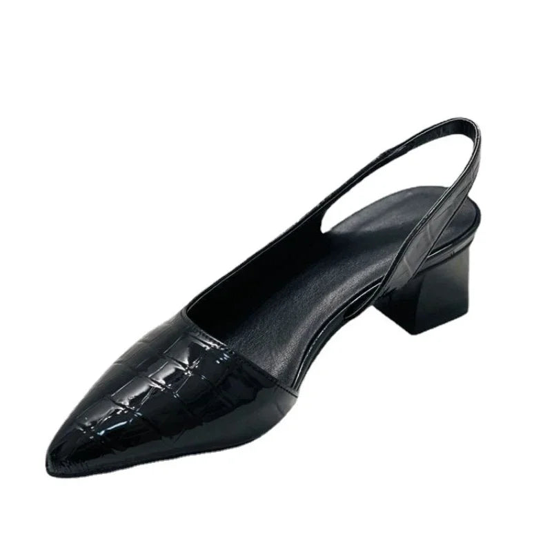 Heidi | Elegante, Bequeme Damen Pumps in Schwarz & Beige – Ideal für Business und Abendveranstaltungen 4